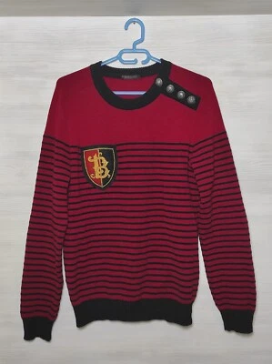 BALMAIN PARIS KNITWEAR SWEATER MEN’S W5HM655B927B SIZE L - Image 1 of 4