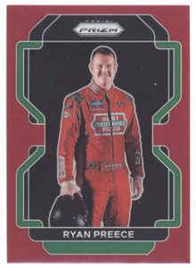 Ryan Preece 2022 Panini Prizm Racing Base Red Prizm Parallel