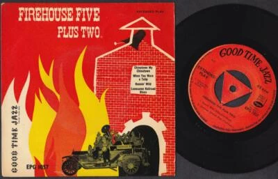 Firehouse Five Plus Two 45 RPM 7" EP & PS Import - Good Time Jazz EPG-1057 Foto 1 de 2