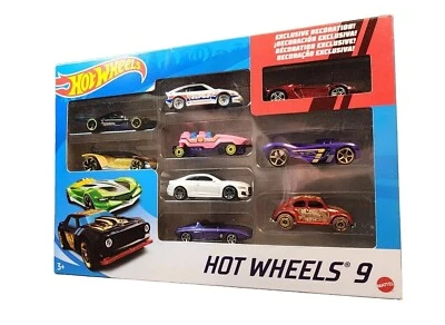 Mattel Hot Wheels 9, X6999, paquete de regalo de 9 coches Foto 1 de 4