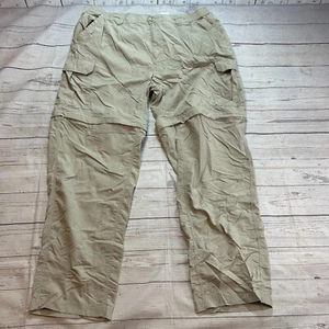 Columbia GRT Pants Lightweight Hiking Camping Convertible Kahki Men's XL - Picture 1 of 12