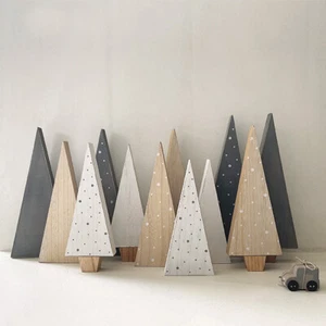 East Of India Wooden Christmas Trees - Picture 1 of 4
