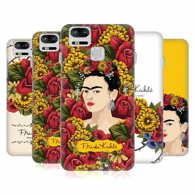 OFFICIAL FRIDA KAHLO RED FLORALS HARD BACK CASE FOR ASUS ZENFONE PHONES - Image 1 of 4