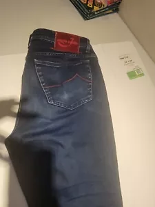 New Jacob Cohen Men Jeans Handmade Tailored Jeans W34-L34 Superb Quality WOW!! - Picture 1 of 10