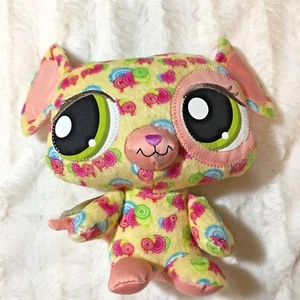 Hasbro Littlest Pet Shop Plüsch glücklichste Maus gelb rosa blau LPS Stofftier (U) - Bild 1 von 5