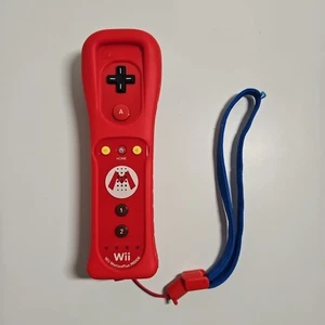 Nintendo Wii Motion Plus Remote Wiimote Controller OEM Mario Limited Edition Red - Picture 1 of 6