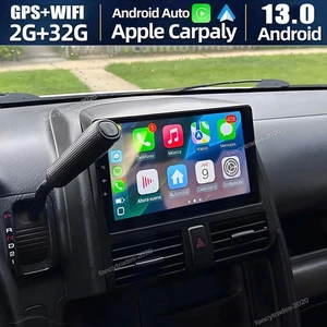 9" Android 13 For Honda CRV 2001-2006 Car Stereo Radio Apple Carplay GPS Navi FM - Picture 1 of 13