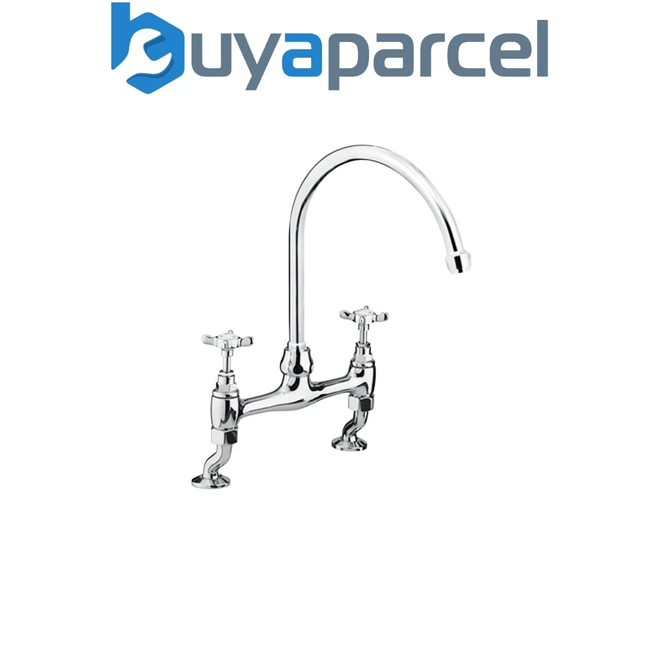 Bristan 1901 DSM Chrome Deck Mounted Kitchen Mixer Surface Mounted - Image 1 of 1