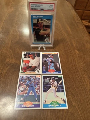 1987 Fleer Update Mark McGwire #U-76 PSA 8 - Image 1 of 4