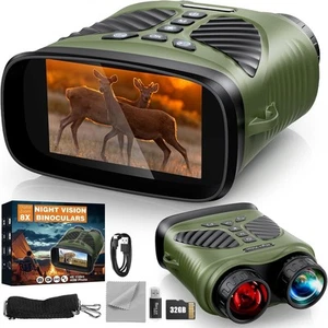 Night Vision Goggles - 4K Night Vision Binoculars with 48MP and 3 Inch Displa... - Picture 1 of 6