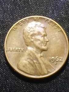 1962 D Lincoln Memorial Cent-"Doubled Die Obverse Variety"-(1DO-004)-Gem/BU/Red - Picture 1 of 2