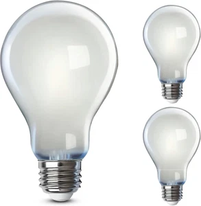 A19 LED Filament Light Bulbs, 75W Equivalent, Dimmable, E26 Standard Base, 1100  - Picture 1 of 11