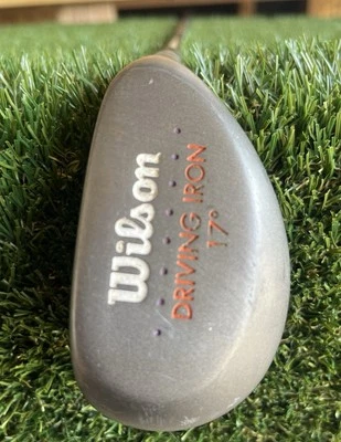 Wilson 17° Driving Iron Steel Shaft RH Golf Club Original Grip - Image 1 of 4