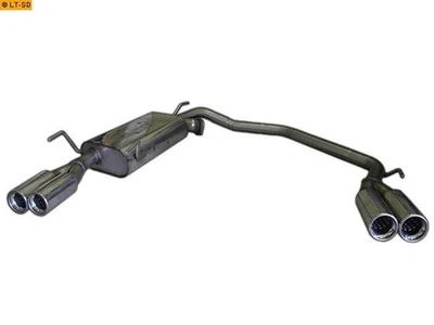 Fox Sportauspuff Re Li Je 2X76Mm Para Opel Vectra B Tipo J96 Sin Enganche. - Imagen 1 de 4