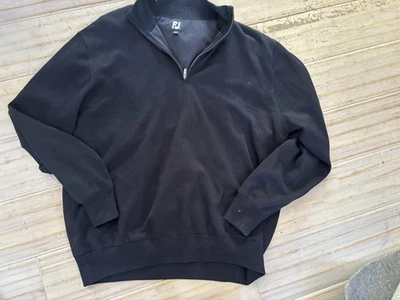 Foot Joy Sweater Mens Large (see Measurements Polyester Lined FJ Golf Sweatshirt - Image 1 of 4