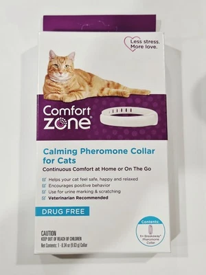 Comfort Zone Calming Pheremone Collar For Cats, Single 3001 - Image 1 of 2