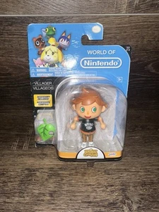 Animal Crossing Villager Figure 4.25” World If Nintendo Toy W/ Leaf NEW - Picture 1 of 6