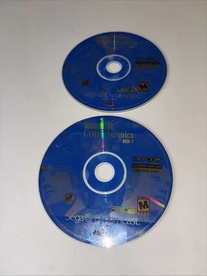 Resident Evil Code Veronica (Sega Dreamcast, 2000) Disks Only, Fast Shipping - Image 1 of 3