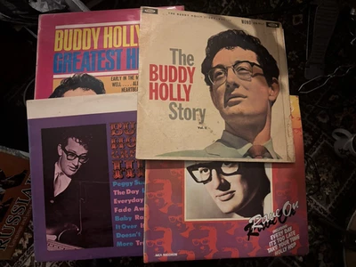 Buddy Holly bundle lot - 4xVinyl Various LP Records - Image 1 of 4