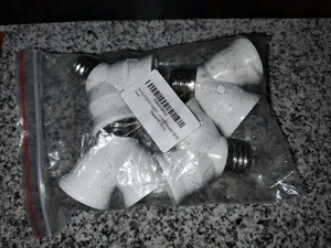 Adaptador convertidor de enchufe de lámpara de luz de dos bombillas base divisor. Nuevo. - Imagen 1 de 5