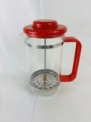 Vintage Bodum 1 Litre Cafetiere Red - Image 1 of 4