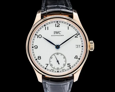 IWC IW510211 Portugieser Hand-Wound 18K Rose Gold White Dial LIMITED - Image 1 of 4