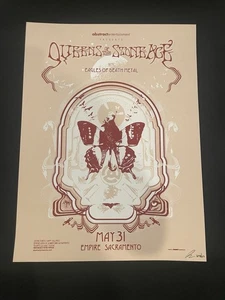 Queens of the Stone Age Poster w/Eagles of Death Metal 2005 Sacramento #’d xx/50 - Picture 1 of 2