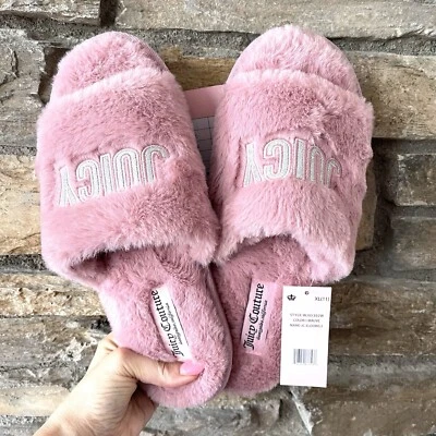 Sandalias JUICY COUTURE de piel sintética para mujer TALLA X-GRANDE XL 11 rosa malva NUEVAS Foto 1 de 4