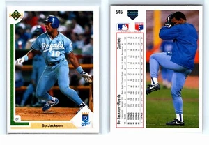 Upper Deck #545 1991, Bo Jackson, Kansas City Royals - Imagen 1 de 1
