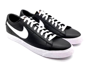 Nike Blazer Low Customized NBY Charles Black Shoes Men Size 10.5 CW4643-993 - Picture 1 of 11