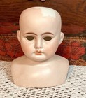 Antique Ernst Heubach Bisque Doll Head Horseshoe Mark 1900-1 Made In Germany