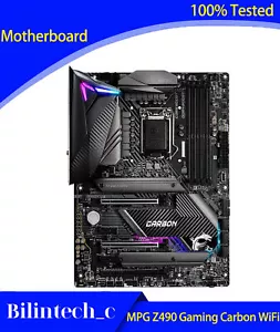 Placa madre para juegos PARA MSI MPG Z490 GAMING CARBONO WIFI LGA200 DDR4 - Imagen 1 de 8
