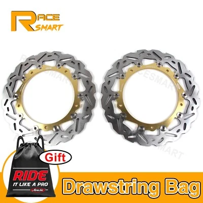 Rotores de disco de freno delanteros para BMW K1200R 2004-2008 R1200S 2006-2011 R1100S 1998-06 Foto 1 de 4