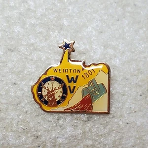 BPOE #1801 Weirton WV Elks Lodge Logo Hut Emaille Pin West Virginia State Bergbau - Bild 1 von 3