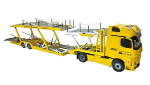 NZG 1025/02 Mercedes Benz Actros ADAC with Lohr car trailer 1/18 - Foto 1 di 1