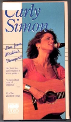 CARLY SIMON LIVE FROM MARTHA'S VINEYARD 1987 + BEHIND THE SCENES HBO VHS TAPE - Image 1 of 2