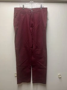 American Rag CIE Slim Straight Clark Fit Garnet Stone Color Pants 32x32 NWT - Picture 1 of 21