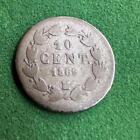 1864  Mexico 10 Cents Silver Maximiliano Empire Mo Nice Condition