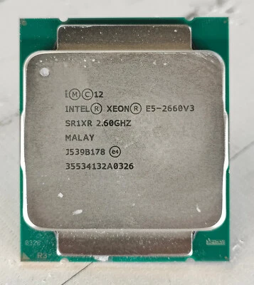 Intel Xeon E5-2660 V3 SR1XR 2.6GHz 25MB 8GT/s LGA2011 Socket CPU Processor - Image 1 of 2