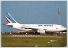 Aviation Postcard Air France Airlines Airbus A310-203 EQ15