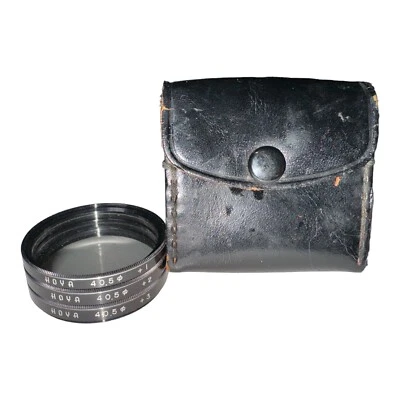 🔥 LOT OF 3 HOYA 40.5 MM Circular Clear FILTERS + 1 + 2 & + 3 W/ Case 🔥 - Image 1 of 2