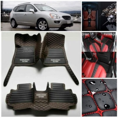 Fit KIA Rondo 2007-2018 Car Floor Mats All Weather Auto Carpets Custom - Image 1 of 4