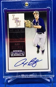 2015 PANINI CONTENDERS - *LSU TIGERS PURPLE VARIATION AUTO* ALEX BREGMAN #3 MLB - Imagen 1 de 4