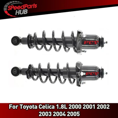 Par de muelles helicoidales amortiguadores traseros FCS para Toyota Celica 1,8 L 2000-2005 Foto 1 de 4