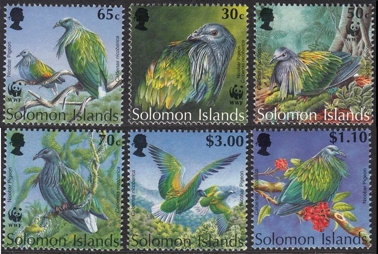 索罗蒙群岛 1993 年鸟类 WWF — 第 1/1 张图片