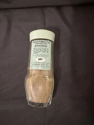 Vintage McCormick Krauterbutter (Herb-Butter) Seasoning-Green Lids - Image 1 of 2