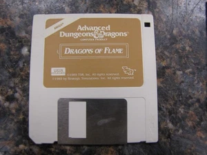 Advanced Dungeons & Dragons: Dragons of Flame Amiga Commodore 3,5" Disk 1989 ML8 - Bild 1 von 1