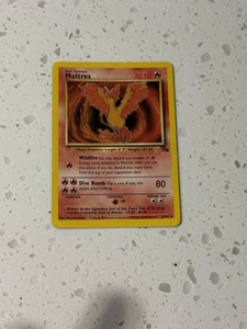 Vintage Moltres Pokemon Card 1995, 96, 98 , 99 EXCELLENT - Picture 1 of 8