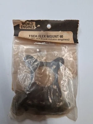 Rc Airplane Glow Engine Flex Mount Fits .60-.61 Front Intake Engine - Image 1 of 4