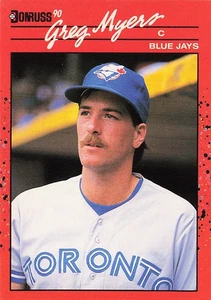 1990 Donruss #706b Greg Myers - Picture 1 of 2